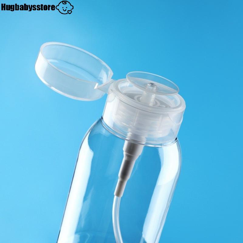 [Hugbabys-t] ขวดรีฟิล 200/300/500ML ขวดแบบกดบรรจุขวด Push Down ขวดจ่ายปั๊มเปล่าสําหรับยาทาเล็บแต่งหน้า Remover ขวด ราคา ถูกที่สุด ดีลบีเคเค แกลเลอรีภาพที่ 4