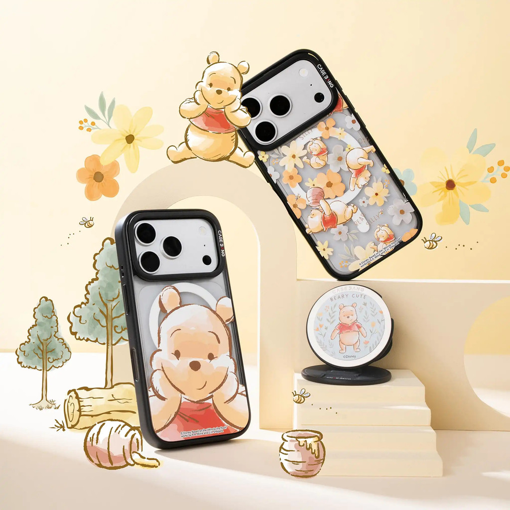 CASEBANG Winnie Series เคสแม่เหล็ก ImagiSnap, เปลี่ยนกลับ, ป้องกันการตกกระแทกทหาร, เข้ากันได้กับ iPhone 15-17