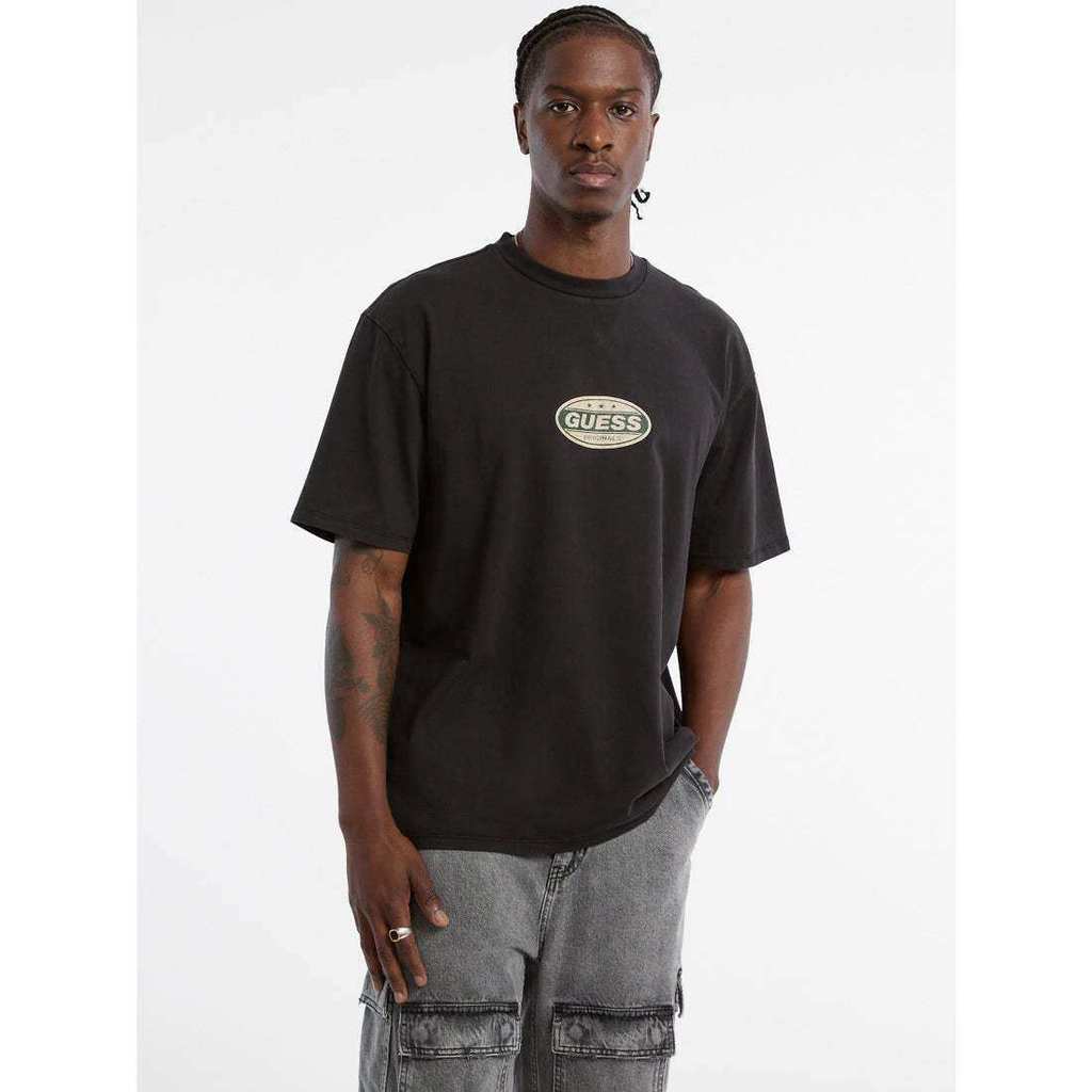 GUESS Japanese s Striker Tee100% Premium Cotton Print Crew Neck Short Sleeve T-Shirt 0409