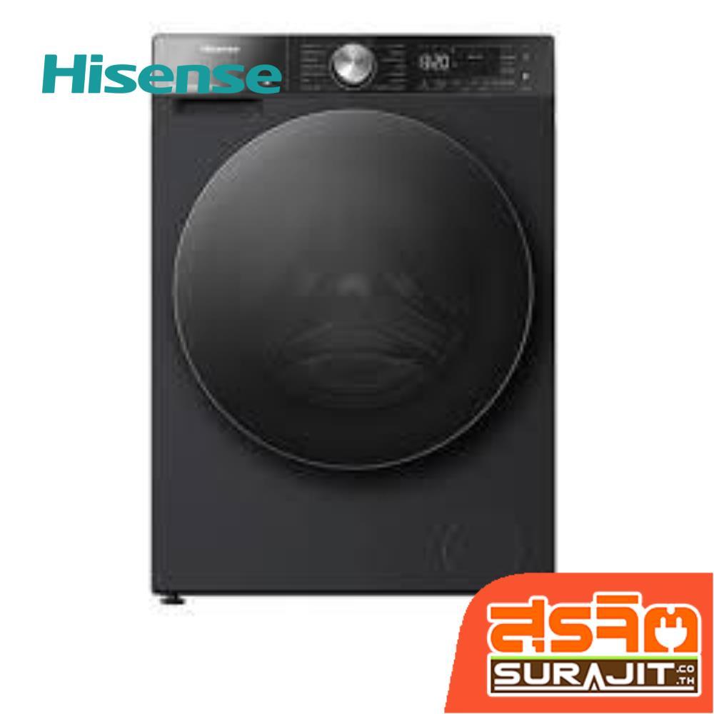 HISENSE เครื่องซักอบผ้าฝาหน้า 12KG/8KG รุ่น WD5S1243BB (25188)