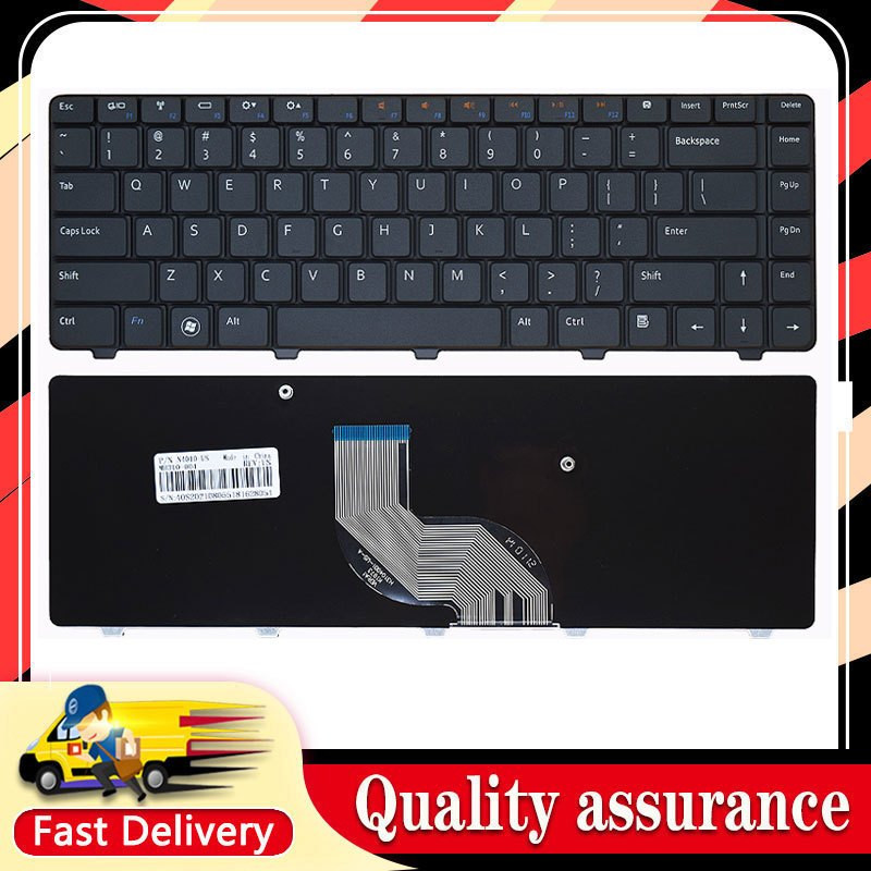 แป้นพิมพ์แล็ปท็อปใหม่สําหรับ Dell Inspiron N5030 N3010 N4010 M4010R N4030 N4020 N5020 M5030 เปลี่ยนภ