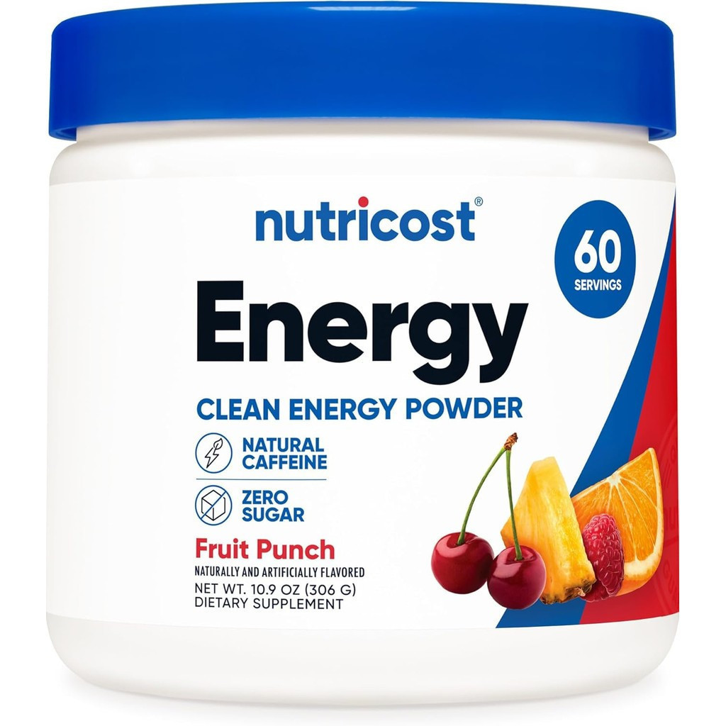 Nutricot Energy Complex (รสผลไม้) (60 เสิร์ฟ) -Clean Energy Powder, ผลิตภัณฑ์เสริมอาหาร 300g