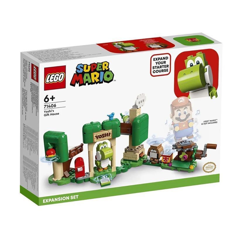 LEGO World Cup [LEGO] LEGO Super Mario Building Blocks 71406 Yoshi Horsepower Gift Extension ของเล่น