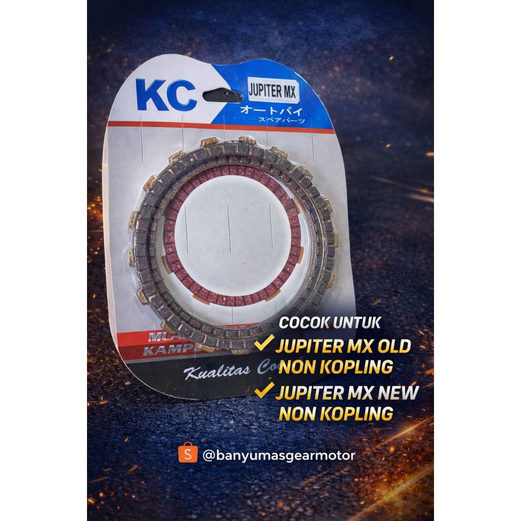 TKD จานคลัทช์ JUPITER MX 135 1 ชุด 4 ชิ้น KC STRONG PRECISION