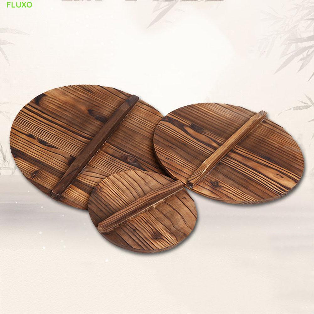 FLUXO Fir ฝาหม้อไม้จีนป้องกันน้ําล้นฝากระทะแบบดั้งเดิม