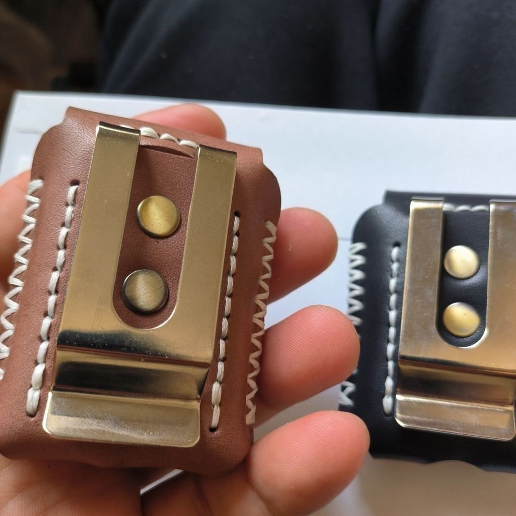คลิปหนัง ไฟแช็คหนัง ซองหนังไฟแช็ก Zippo ซองหนังไฟแช็ก zippo น้ำมันก๊าด ซองหนังธรรมดา เครื่องธรรมดา