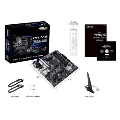 ASUS PRIME B550M-A WIFI II (B550 AM4 MicroATX)Motherboard Japan Import Original
