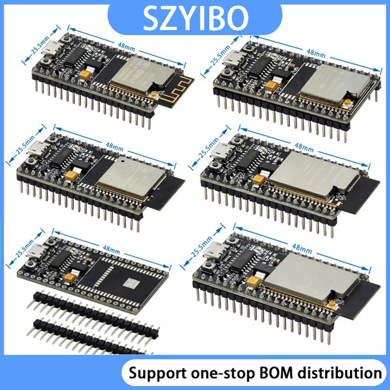 ESP32/ESP-32S บอร์ดพัฒนา NodeMCU-32S CH340 MICRO USB WiFi + บลูทูธการใช้พลังงานต่ําเป็นพิเศษ Dual Core ESP32-WROOM