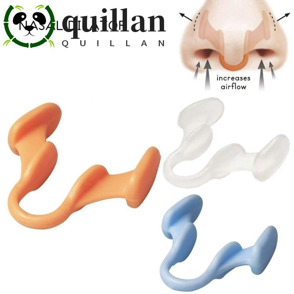 QUILLAN Anti-snoring Nose Plug, Stretchable Mini Sleeping Nose Clip, Sleep Aid Decive Silicone สบาย 