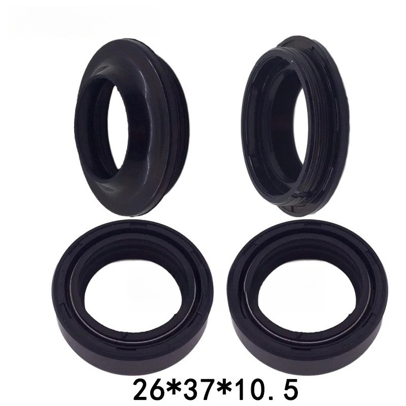 26*37*10.5 รถจักรยานยนต์ด้านหน้าส้อม Damper น้ํามันและฝุ่นสําหรับ Yamaha MX80 PW80 TTR90 TTR90E YZ50