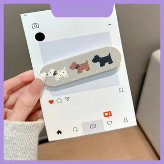 🍇วงเล็บพับวางกลับติดแบบพกพายืน🍇 สัตว์น่ารัก ลูกสุนัข ลูกแมว ขายส่ง เดสก์ท็อป OK ผ้าพันแผล โทรศัพท์มือถือสนับสนุนผู้ถือ