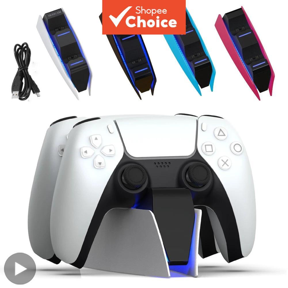 เครื่องชาร์จแม่นยําสําหรับแบตเตอรี่คอนโทรลเลอร์ PlayStation PS5 DualSense แท่นชาร์จใหม่
