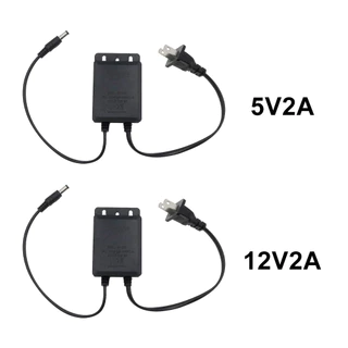 อะแดปเตอร์ กันน้ำ 5/12V2A เหมาะสําหรับกล้องวงจรปิดที่ใช้อเดปเตอร์