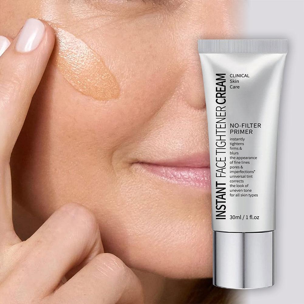 TE สาเหตุ☆Instant Face Firminger Primer Makeup Long Lasting Primer For Face, Blurring Face Primer L7