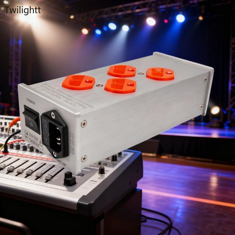 WILI มัลติฟังก์ชั่น 4 ตําแหน่ง Premium Power Filter Outlet สําหรับระบบเสียง
