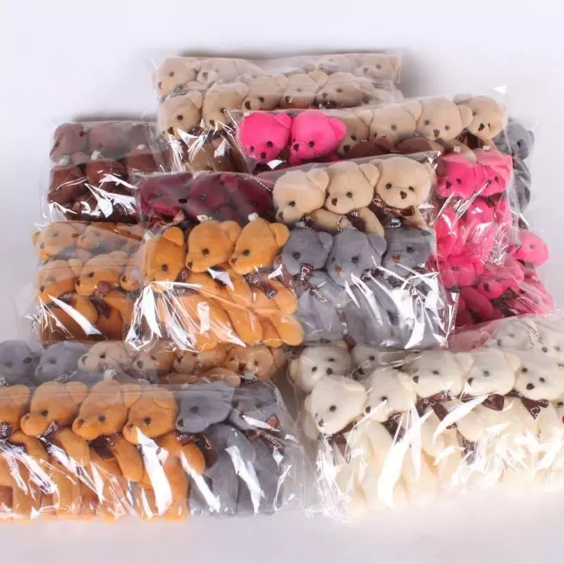 ตุ๊กตาหมีมินิ 12 ชิ้น/ล็อต จี้ตุ๊กตาสำหรับห้อยกระเป๋า thumbnail 3
