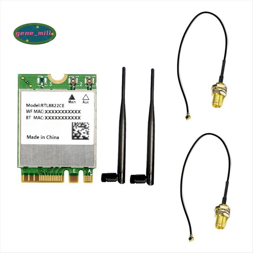 RTL8822CE การ์ดเครือข่ายไร้สายDual-Band 2.4G/5G M.2 A/E Key WiFiการ์ดบลูทูธ 5.0 แล็ปท็อปWin10/11 Lin