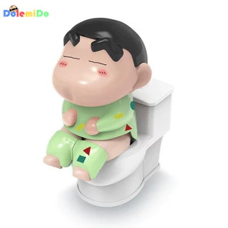 Creative สเปรย์น้ําห้องน้ํา Crayon Shin-Chan ตุ๊กตา Tricky ของเล่นตลก Decompression เครื่องประดับเดสก์ท็อปชุดนอน Crayon Shin-Chan มือ