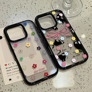 🎈Snap&Co🎈ดอกไม้เต็มจอ เคสไอโฟน สำหรับ iPhone17 16 15 14PLUS 13 12 11 Pro 15Plus 17PRO MAX 13PROเคสโทรศัพท์รุ่นใหม่