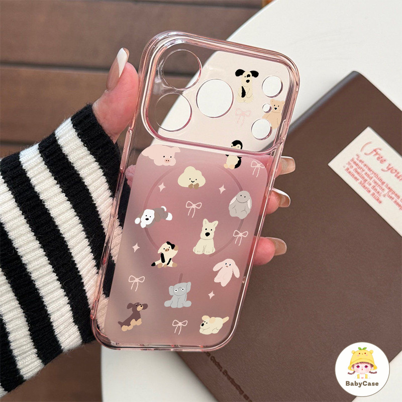 เคสไอโฟน17air เหมาะสำหรับ IPhone 16 17 15 14 13 12 11 Pro Max 15 Plus กรอบโทรศัพท์กันกระแทกใส่น่ารักสัตว์เล็ก