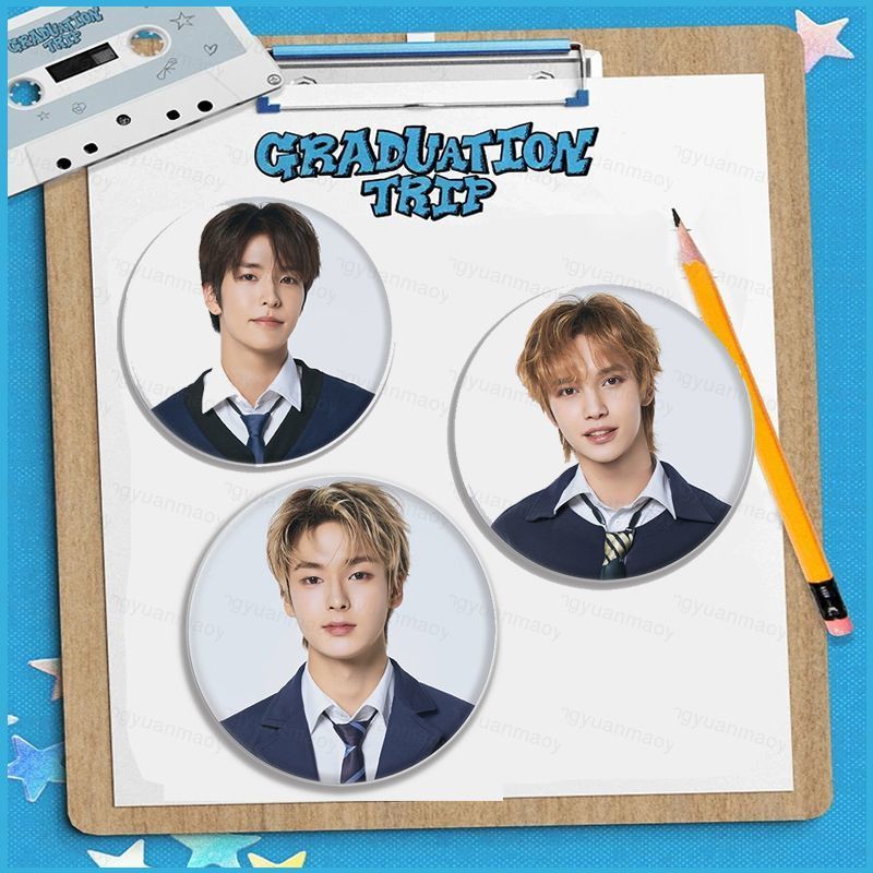 ZY2 SMTR25 Tinplate Badge REPLY HIGH SCHOOL พัดลมการประชุม Tour Graduation Trip กระจกพวงกุญแจอุปกรณ์