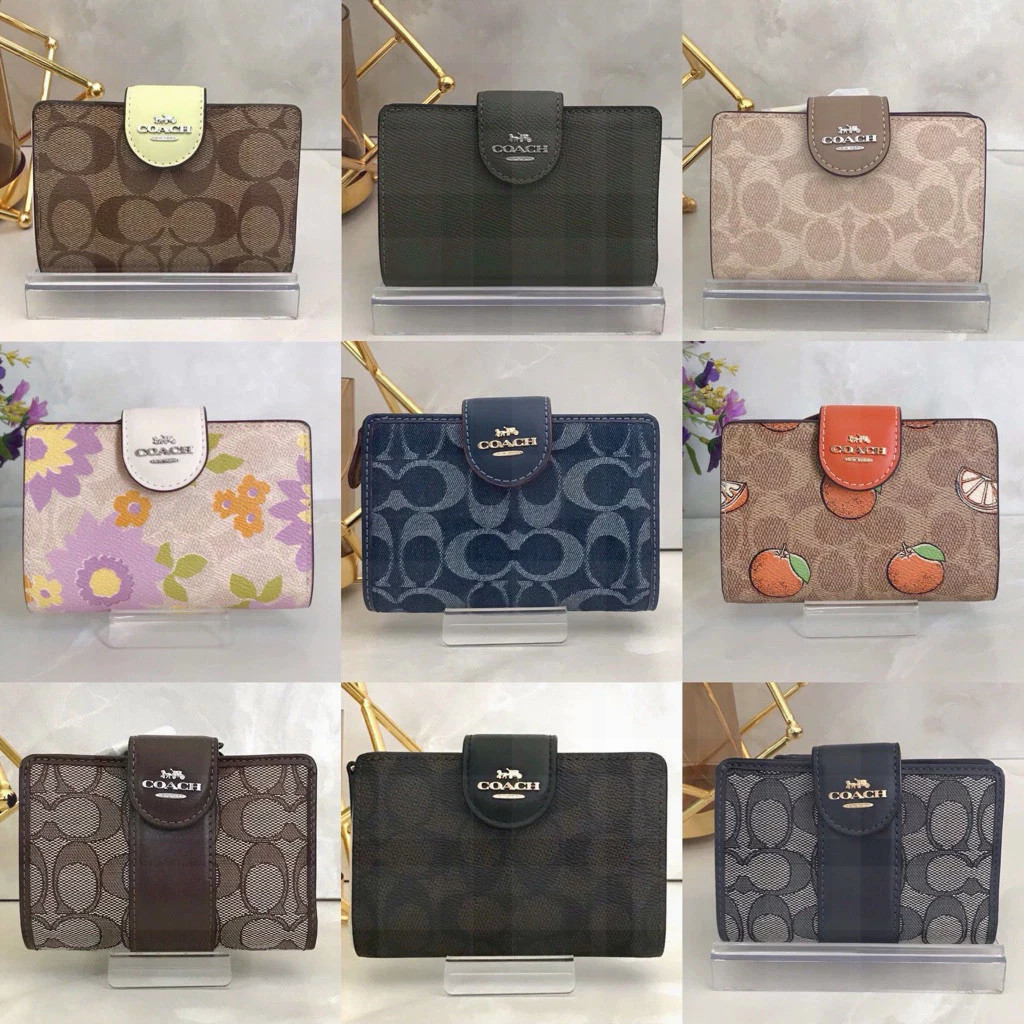 กระเป๋าสตางค์ ขนาดกลาง CW786 6390 CAP04 CBO30 CW786 CU987 CZ344 WALLET L5V8C92P