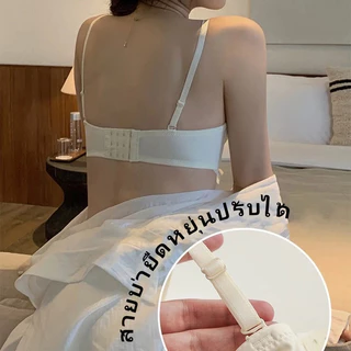 ชุดชั้นในเซ็กซี่ ไม่มีโครงเหล็ก ผ้าลูกไม้ตกแต่งโบว์ ถ้วยเสริมหนาบนบางล่าง ยกกระชับทรวงอก เสริมร่องอก ใส่สบาย