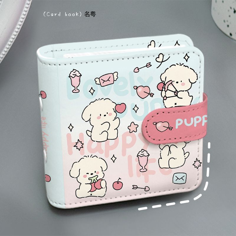 อัลบั้มเก็บที่ถอดออกได้ 10 ซม.Gongge หนัง pu Simple Eros Puppy Star โพลารอยด์มูลค่าสูง