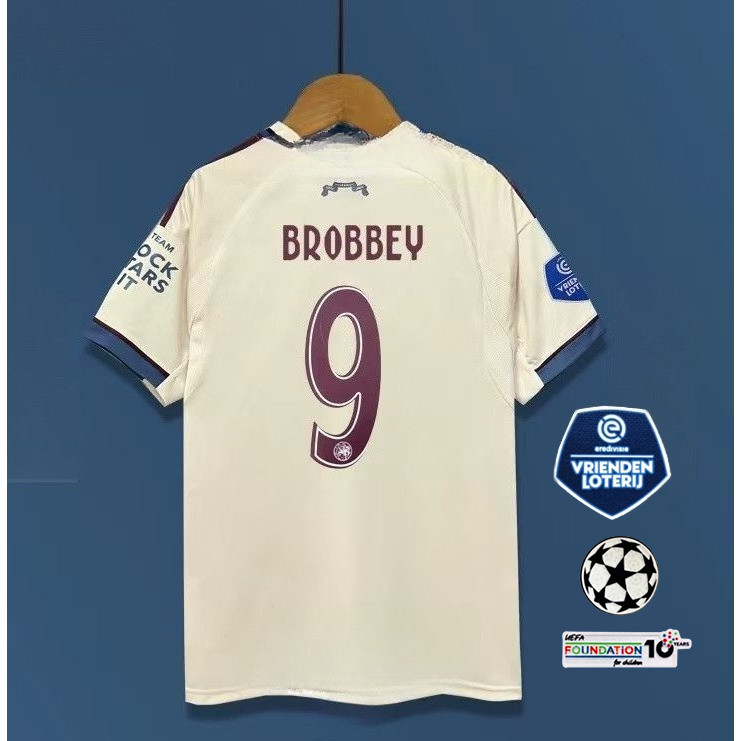 เสื้อบอลสำรองทีมเยือน Ajax ขนาด S-4XL