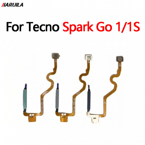 ใหม่เครื่องสแกนลายนิ้วมือสําหรับ Tecno Spark Go 1 / 1S ปุ่มบ้านลายนิ้วมือเมนูกลับ Key Sensor Flex Cable