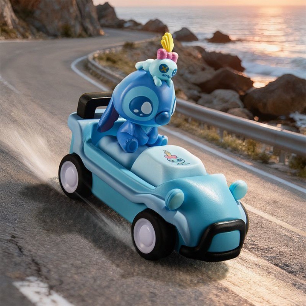 Stitch คําสารภาพ Highway Keycap กล่องตาบอด Keycaps น่ารัก 3D รถสร้างสรรค์การ์ตูน Keycaps DIY Stitch Angel Finger Keycap Lilo & Stitch Keycap
