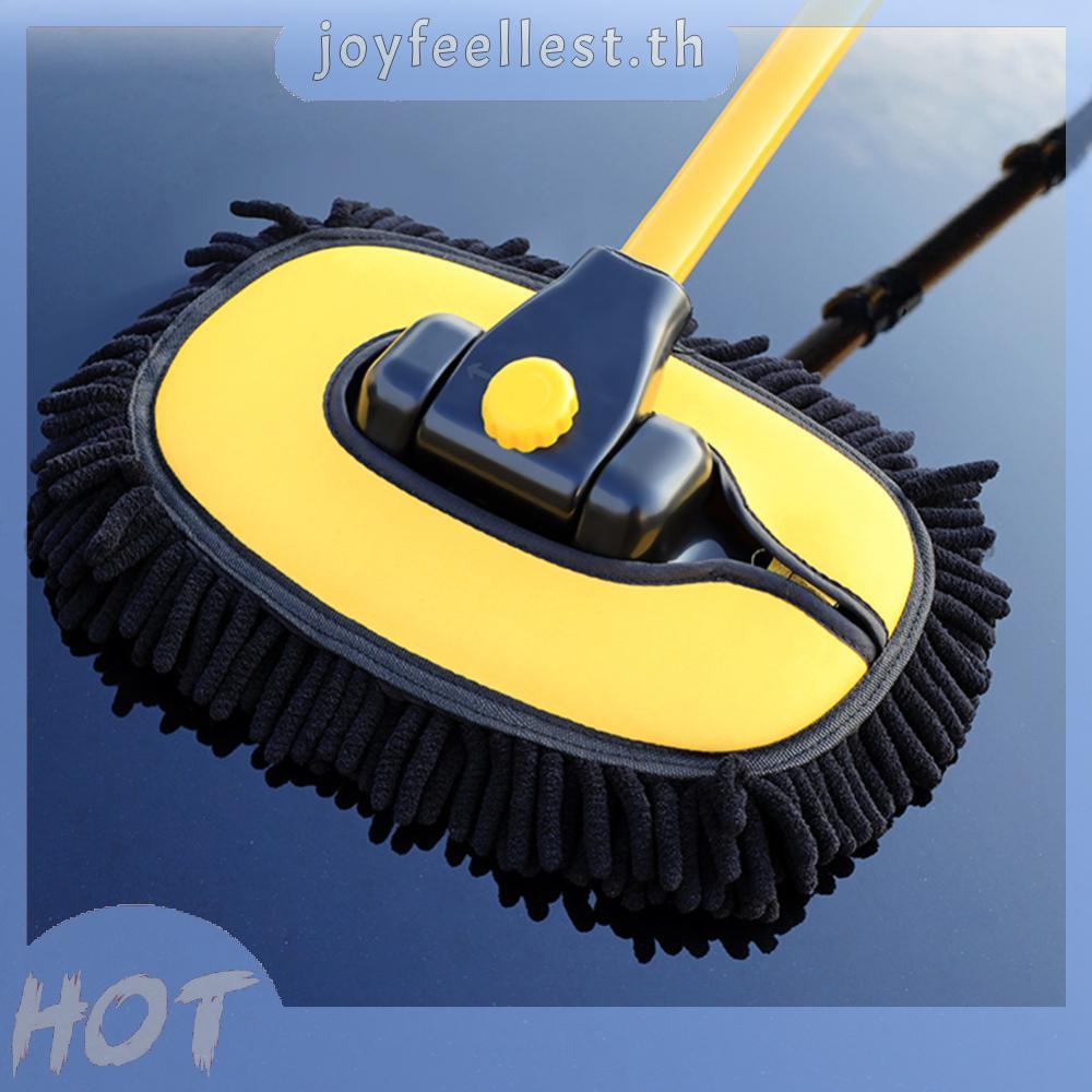 แปรงล้างรถ Telescoping Auto Detailing Mop ด้ามยาวรถ Care Cleaner Chenille Auto Care อุปกรณ์เสริม [jo
