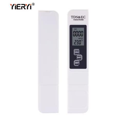 YIERYI E-1 TDS EC Meter 3in1 เครื่องมือวัดค่าน้ําไฮโดรโปนิกส์ PPM เครื่องทดสอบการนํา | TDS EC meter 