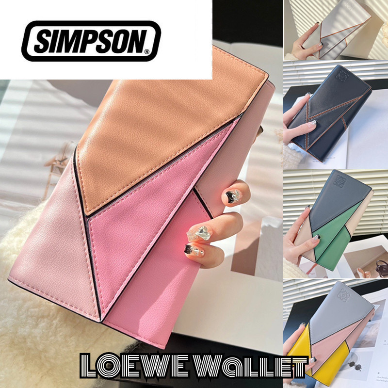 LOEWE Women's Long Wallet กระเป๋าสตางค์ใบยาวผู้หญิง กระเป๋าสตางค์