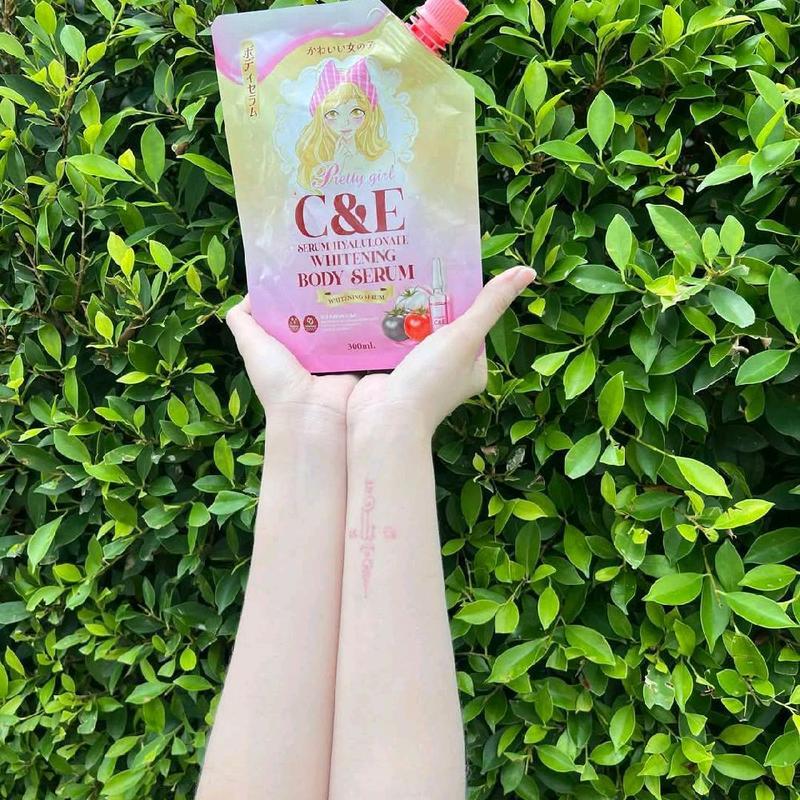 Pretty Girl C&E SERUM HYALULONATE EHITENING BODY SERUM เซรั่มไฮยา พริตตี้เกิล์ล