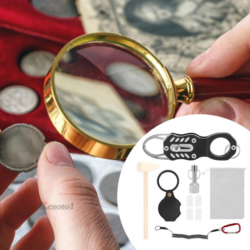 [Kesoto1] Pocket Coin pinger Tester Kit, Gold Silver Coin Ping Test, Validation ผ่านการทดสอบ Ping Re