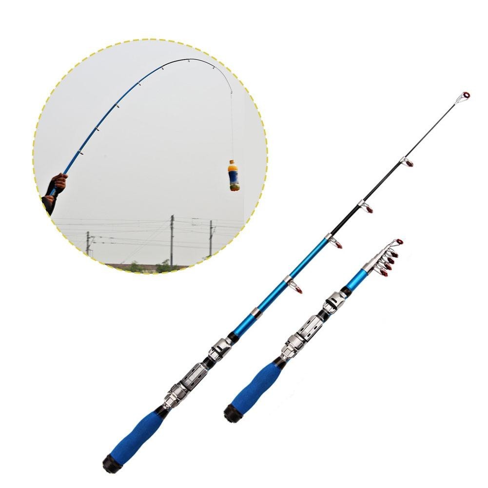 Mini Casting Fishing Rod Reel Telescopic Fishing Rod 1 M /1.7 M /1.2 M Sea Rod ตกปลา J5s0