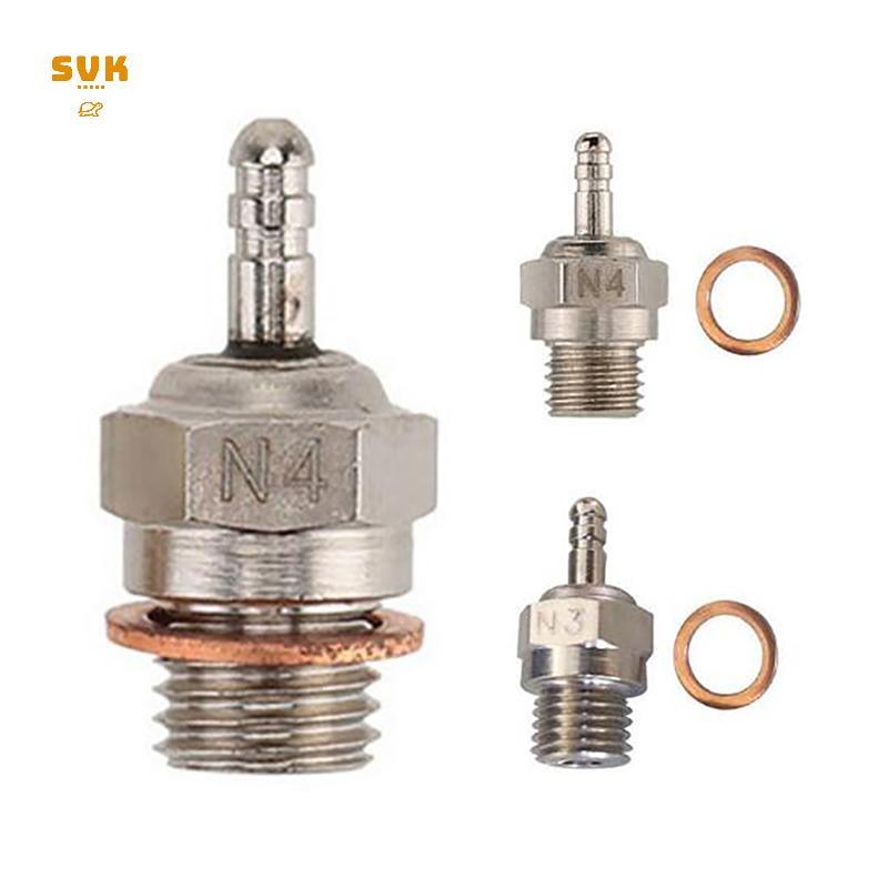 [SVK] 1 ชิ้น Universal 8 Glow Plug N3 N4 Spark Nitro ชิ้นส่วนเครื่องยนต์สําหรับ HSP RC รถ Part IKFG