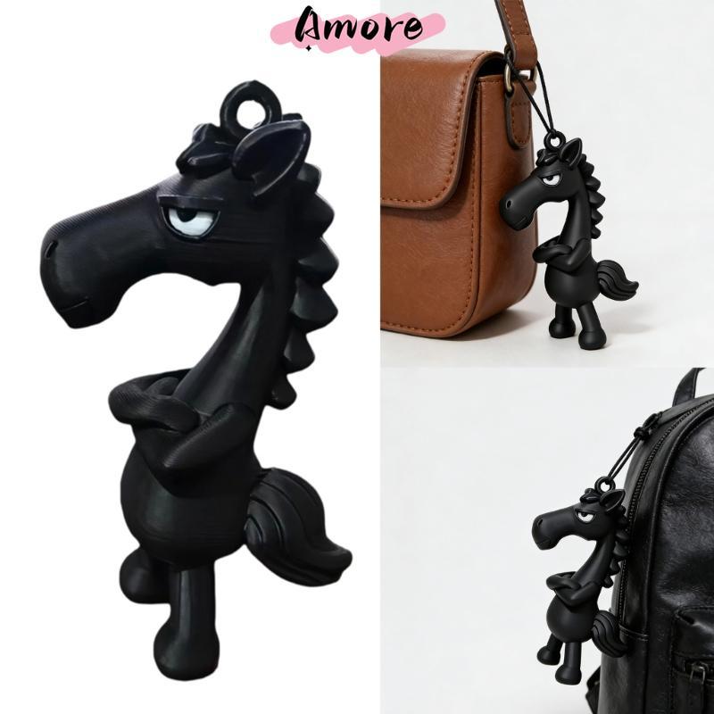 พวงกุญแจรูปม้าจาก Amore 3D Printing PLA ไอเทมประจำวันที่สวยงาม