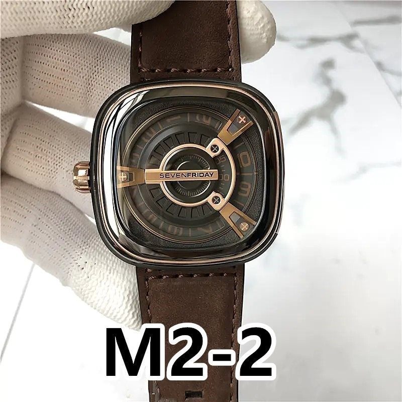 SF.SEVENFRIDAYAY Seven FFridayay นาฬิกาผู้ชายคาร์บอนไฟเบอร์ 100 เมตรนาฬิกากลไกกันน้ํา P3C/07