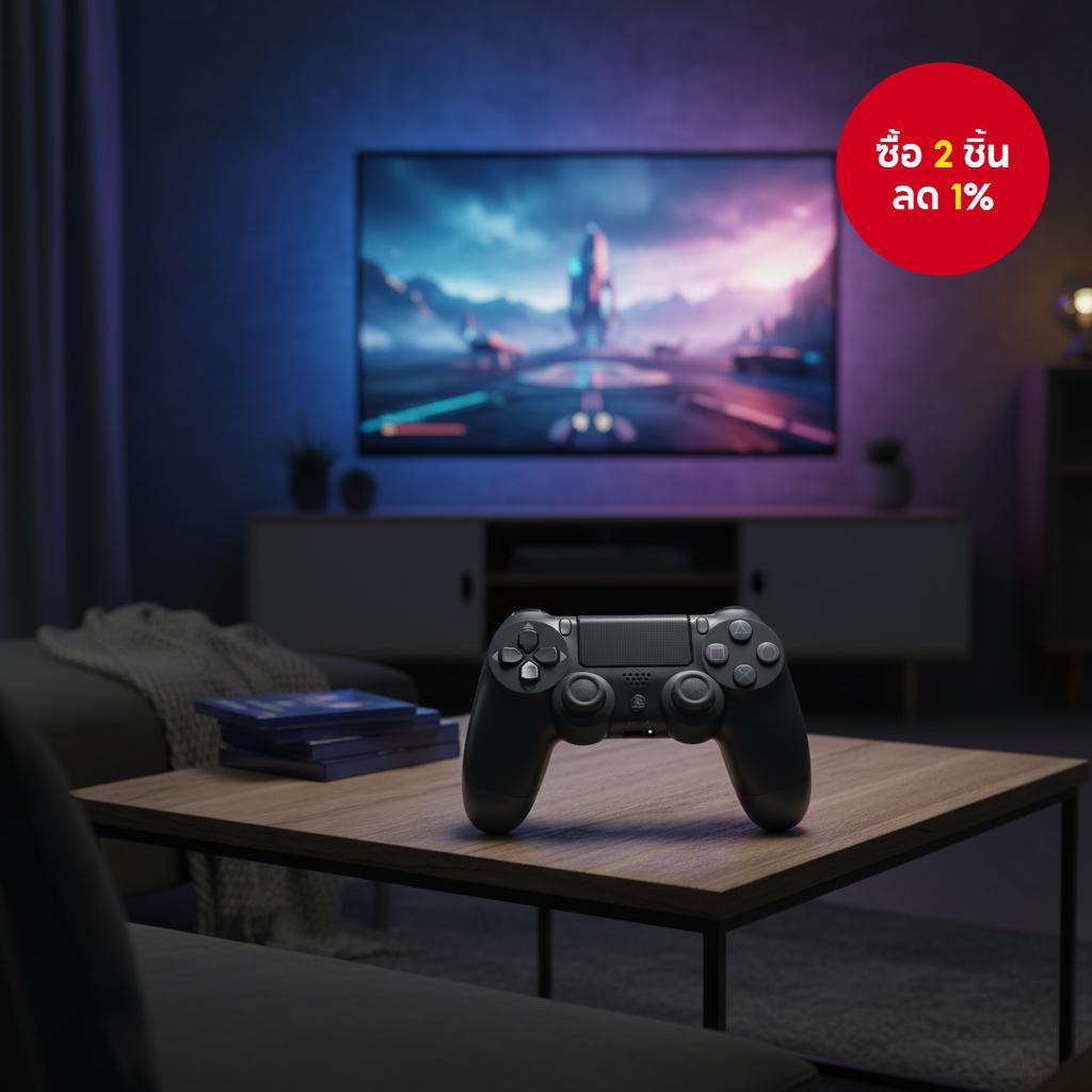 อุปกรณ์เสริมคอนโทรลเลอร์ไร้สายสําหรับ PS4, PS3 และ PC