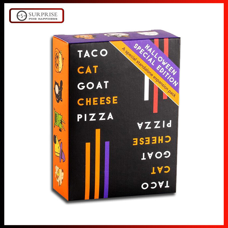 การ์ดเกมปาร์ตี้ Taco Cat Goat Pizza Cheese Halloween