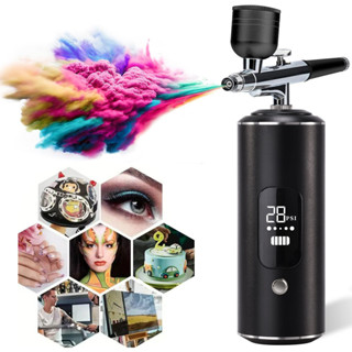 ชุดแปรงลม จอแอลซีดี พร้อมปั๊มลม ปืนไร้สายแรงดัน 3 สปีด พร้อม…