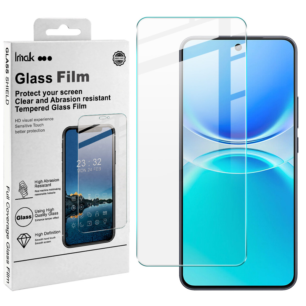 IMAK H ฟิล์มกระจก Vivo Y500 Pro 5G ฟิล์มกันรอยหน้าจอรองรับลายนิ้วมือ