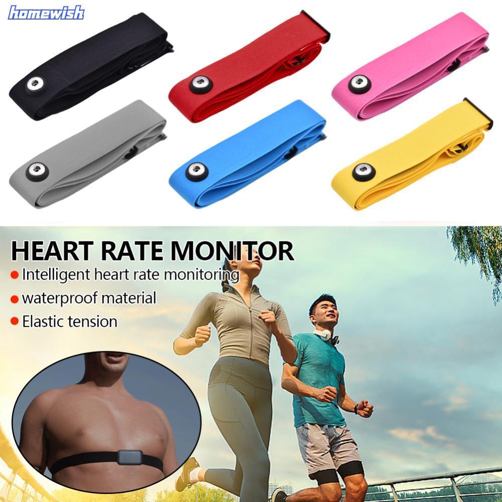 Homewish กีฬา Heart Rate Monitor สายเข็มขัดหน้าอกการตรวจสอบสุขภาพสําหรับ Polar Wahoo Wireless Heart 