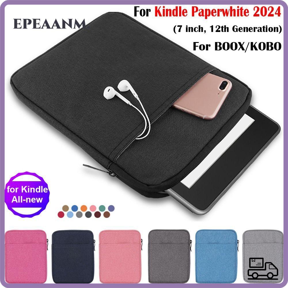 EPEAA SA568B กระเป๋าเก็บของ, ป้องกันรอยขีดข่วน 12th Generation 6-7 นิ้ว e-Reader Sleeve, แบบพกพาสวมท