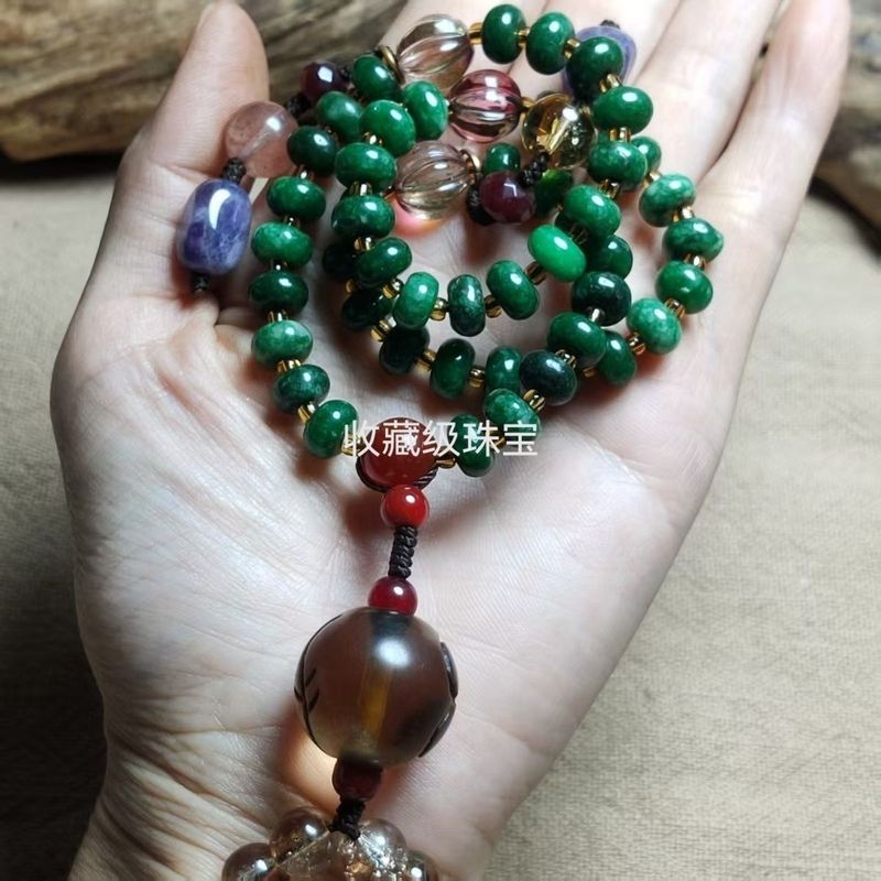 Boutique Online Handmade Duobao Glass Handheld Antique Distressed Crafts น่ารักคู่สไตล์ Simple 12.23