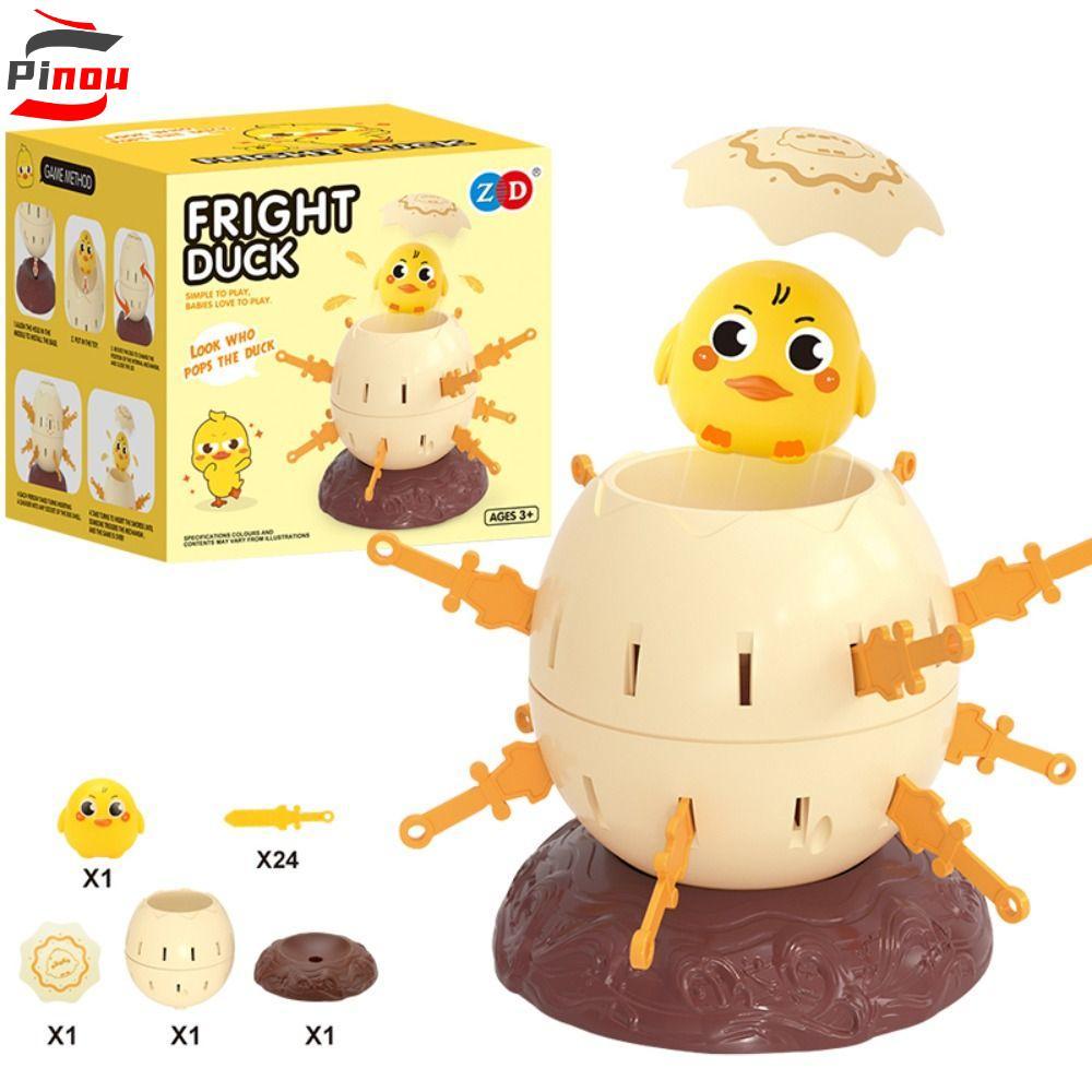 PINOU Pirate Barrel ของเล่นเด็กที่น่าสนใจเลียนแบบเล่นไก่ลักษณะ Gadget Roulette Barrel เกมเด็กของขวัญ