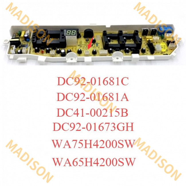 Samsung คอมพิวเตอร์แผงวงจร DC92-01681C DC92-01681A DC41-00215B wa75h4200sw wa65h4200sw wa60h4200sw จ