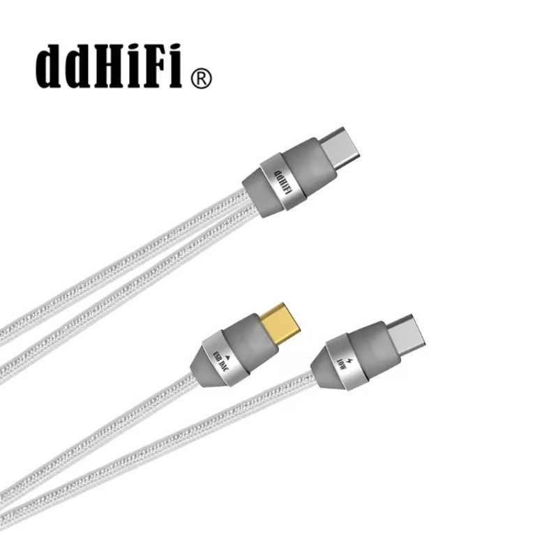 DdHiFi TC05M3 ปลั๊ก USB-C คู่พร้อมสายชาร์จ OTG ถอดรหัสเสียงและชาร์จ 2-in-1